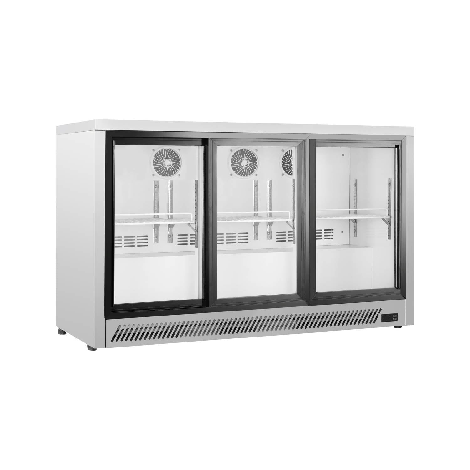Upright Glass Door Showcase BT Ventilated Cooling Back Bar Cooler Series -  2/3 Doors