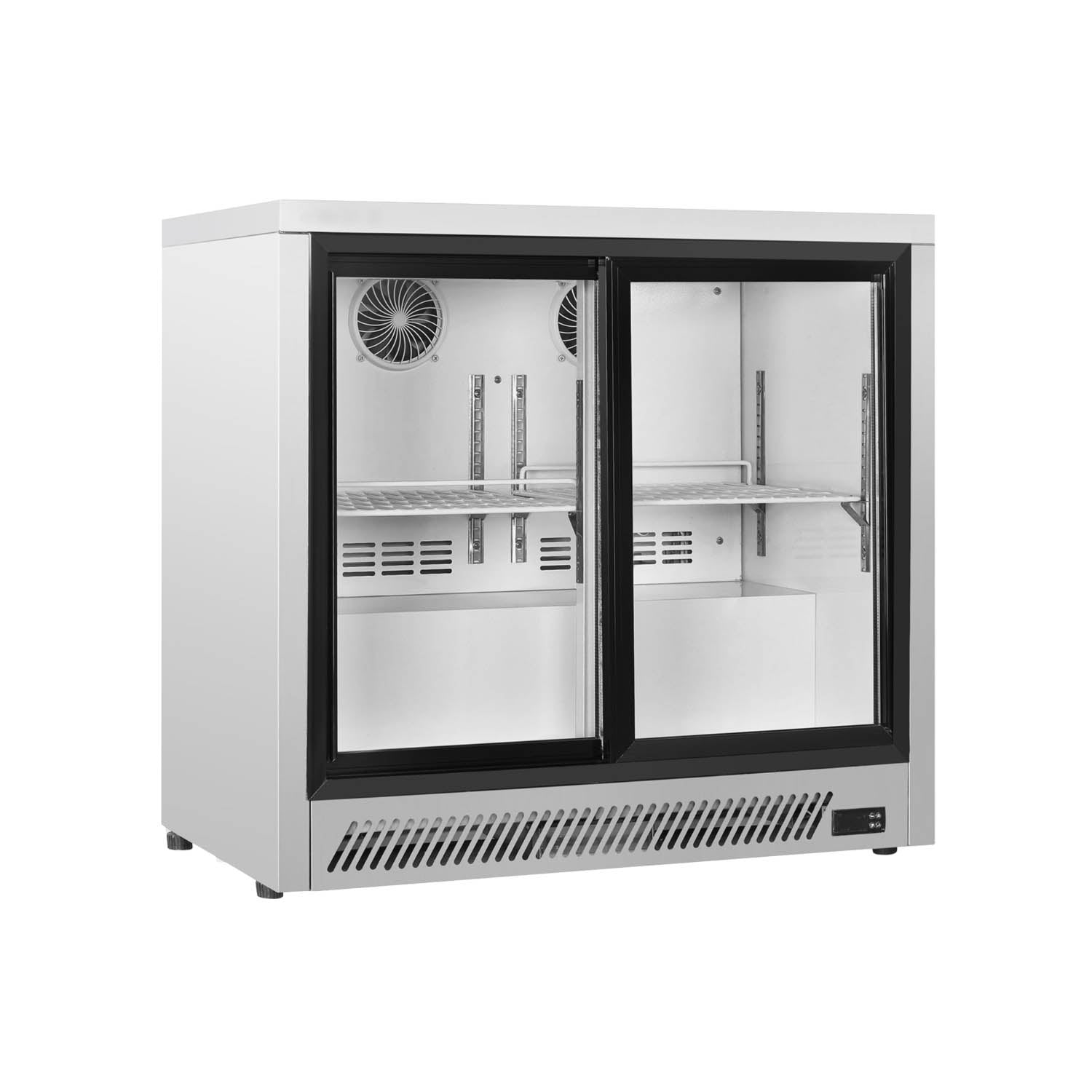 Upright Glass Door Showcase BT Ventilated Cooling Back Bar Cooler Series -  2/3 Doors