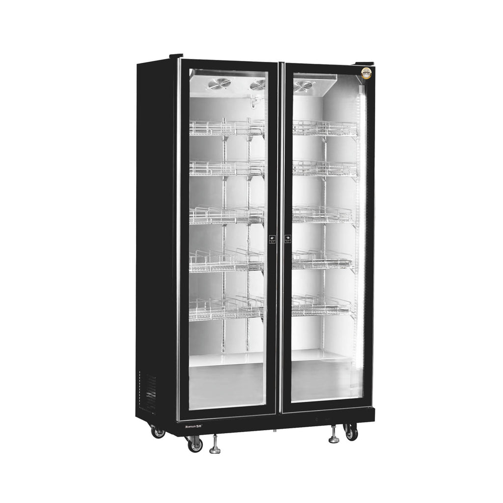 Upright Glass Door Showcase LC Ventilated Cooling Beverage/Wine Cooler Series -  2/3 Doors