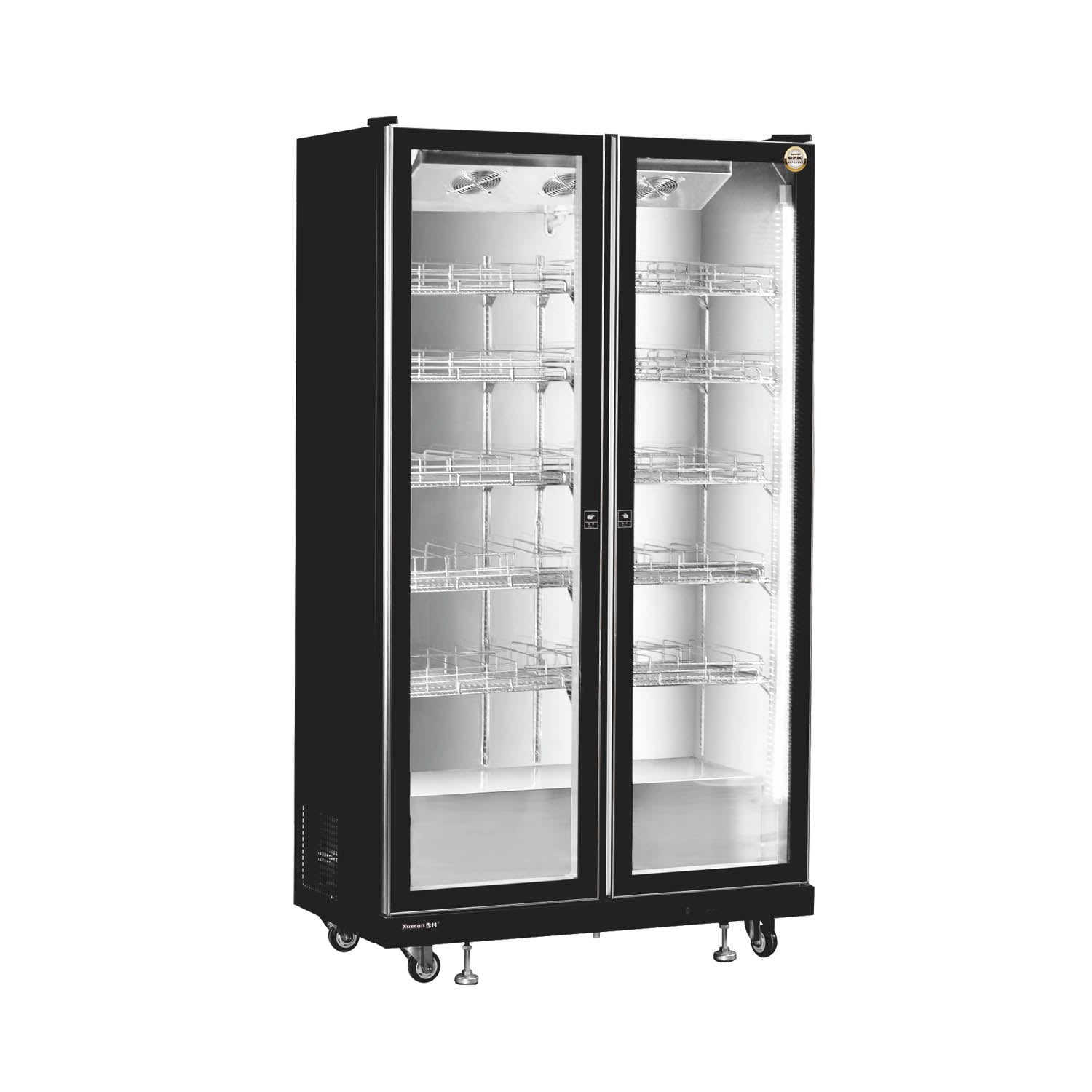 Upright Glass Door Showcase LC Ventilated Cooling Beverage/Wine Cooler Series -  2/3 Doors