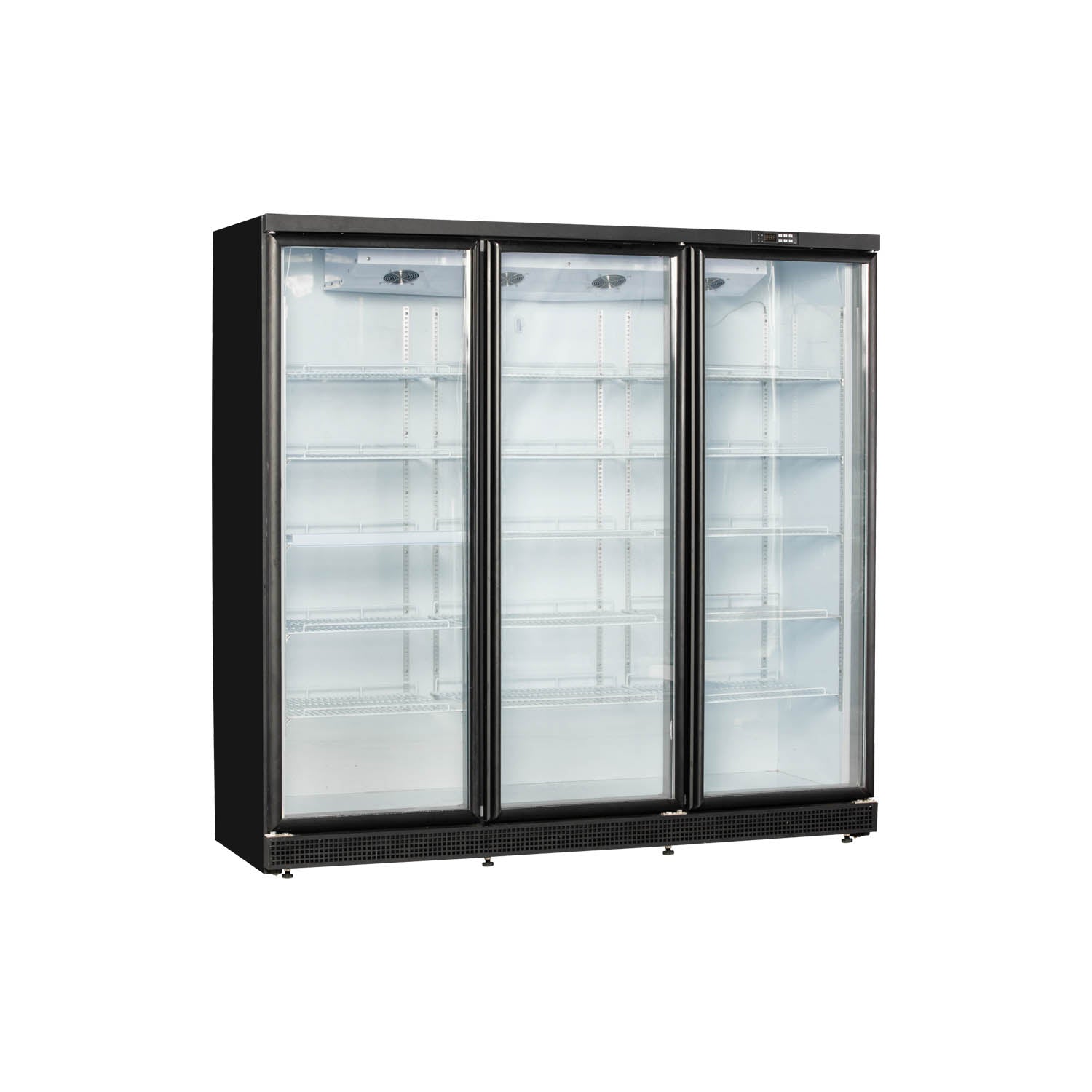 Upright Glass Door Showcase LC Ventilated Cooling Beverage/Wine Cooler Series -  2/3 Doors